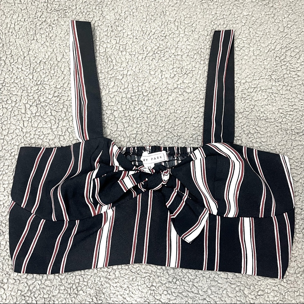 striped Crop Top! 💜